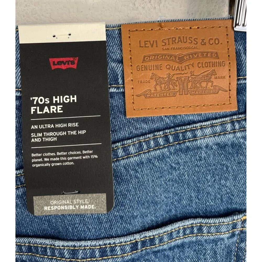 Levis 70s‎ Flare leg Jeans high waist sz 32